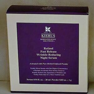 Kiehl’s Retinol Fast Release Wrinkle Reducing Night Serum 0.94oz 28ml New In Box
